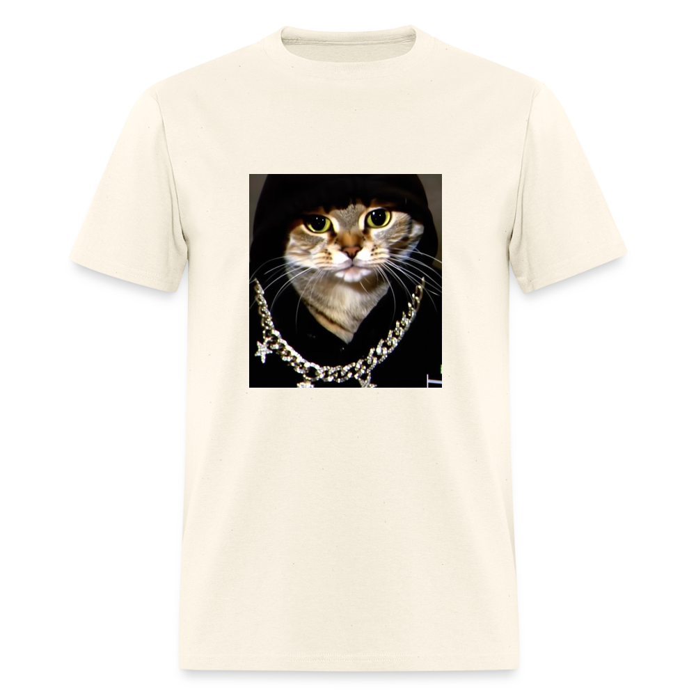 Men's T-Shirt | GILDAN 5000 BLING LING CAT - sweet cream heather