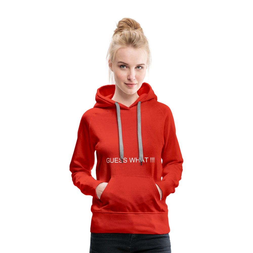 Women’s Premium Hoodie I AM A BOSS OF MY OWN PATH - red