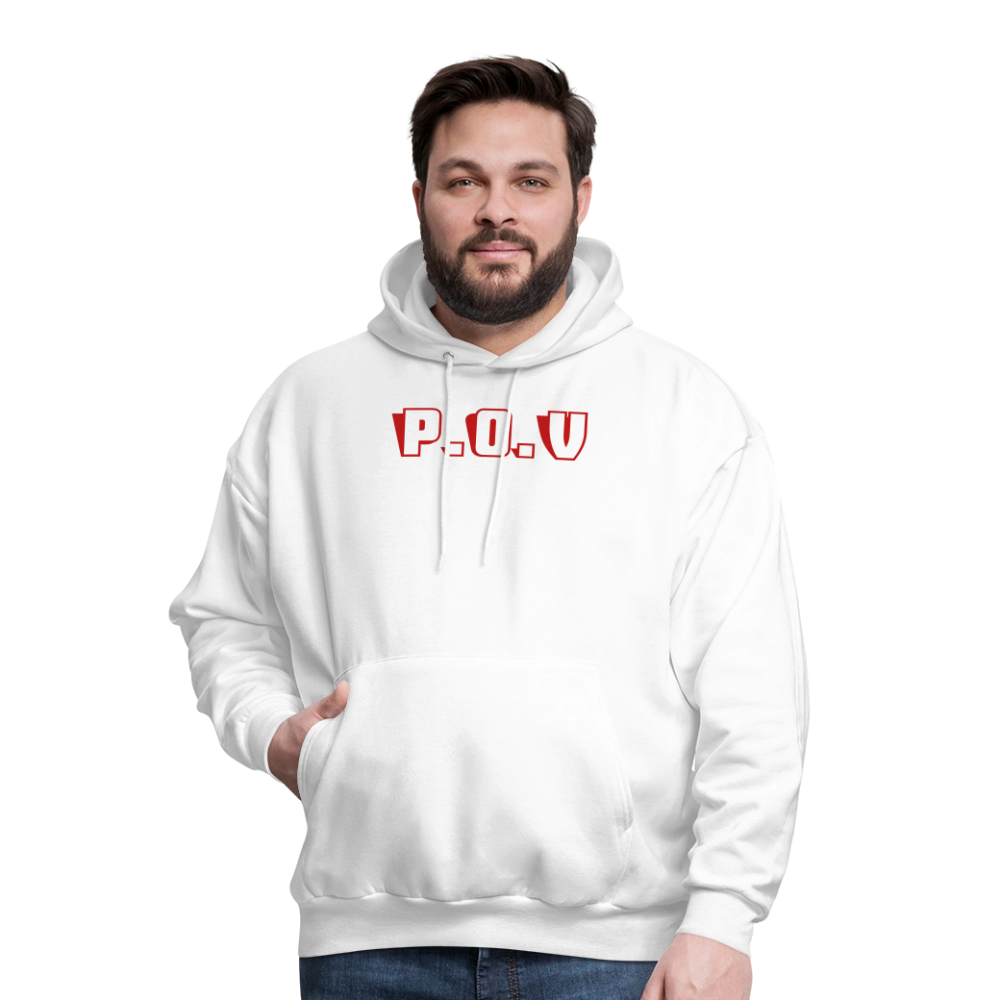 Men's Hoodie P.O.V - white