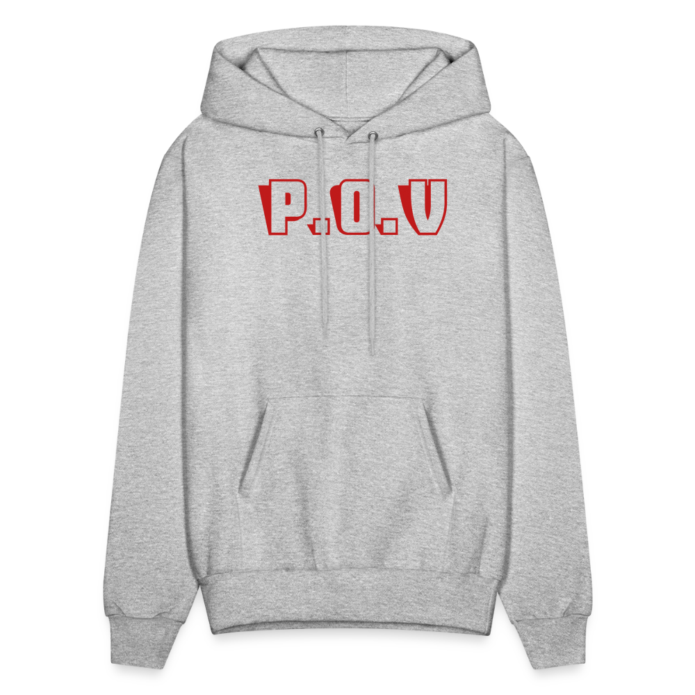 Men's Hoodie P.O.V - heather gray