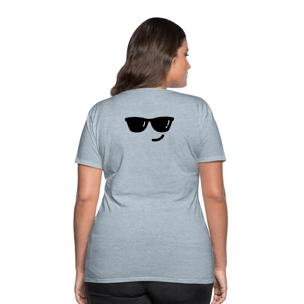Women’s Premium T-Shirt WOMEN POWER - heather ice blue