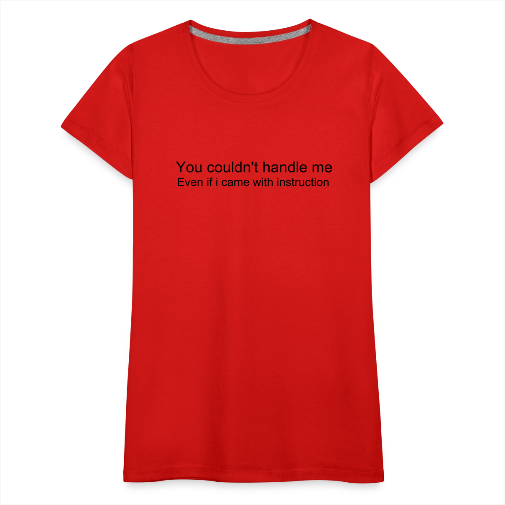 Women’s Premium T-Shirt WOMEN POWER - red