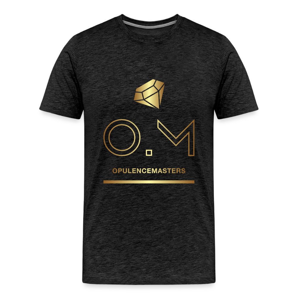 Men's Premium T-Shirt I TRAIN FOR LIFE! - charcoal grey