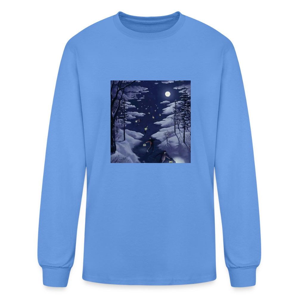 Men's Long Sleeve T-Shirt - carolina blue