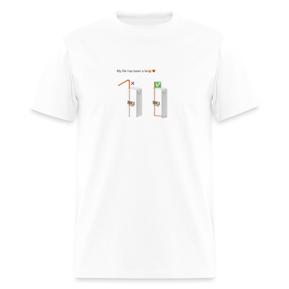 Men's T-Shirt | GILDAN 5000 DIFFRENT DRINK - white