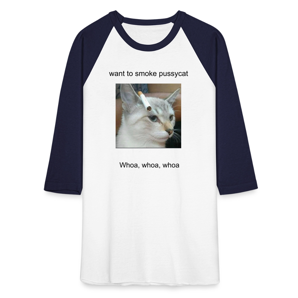 Baseball T-Shirt - white/navy