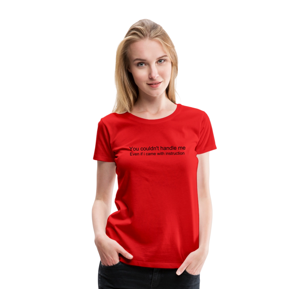 Women’s Premium T-Shirt WOMEN POWER - red