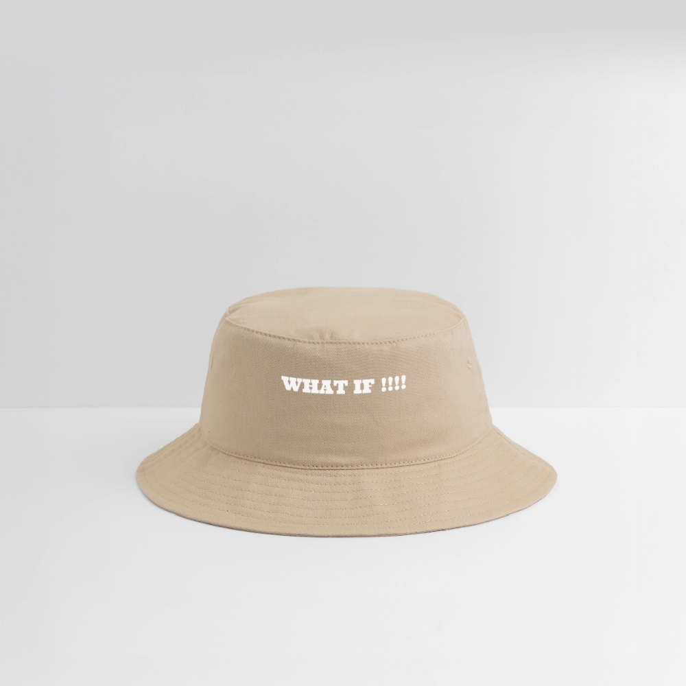 Bucket Hat WHAT IF !!!! - cream