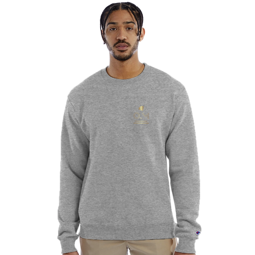 Champion Unisex Powerblend Sweatshirt  OM AP - heather gray