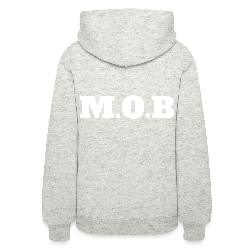 Women's Hoodie MOB - heather oatmeal