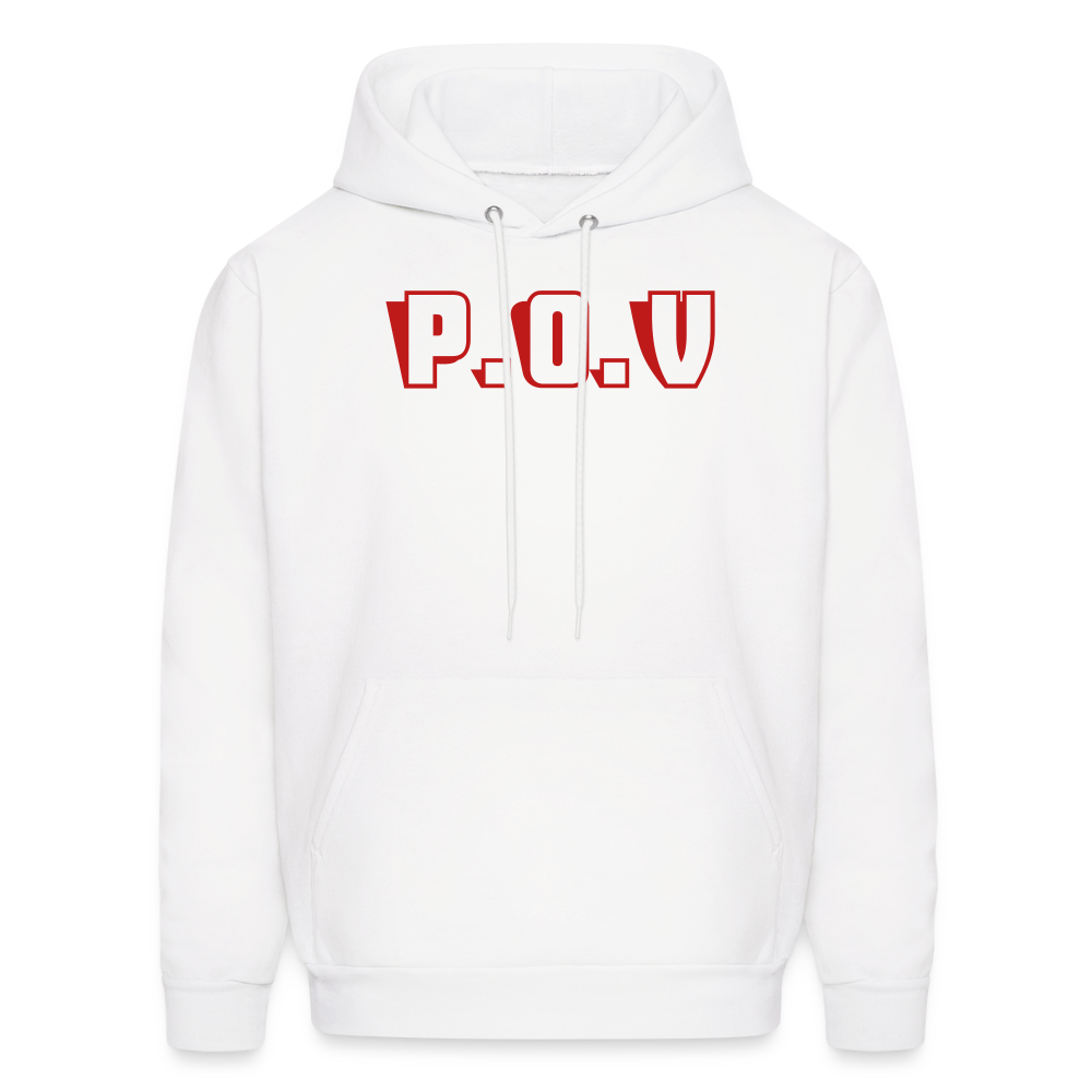 Men's Hoodie P.O.V - white