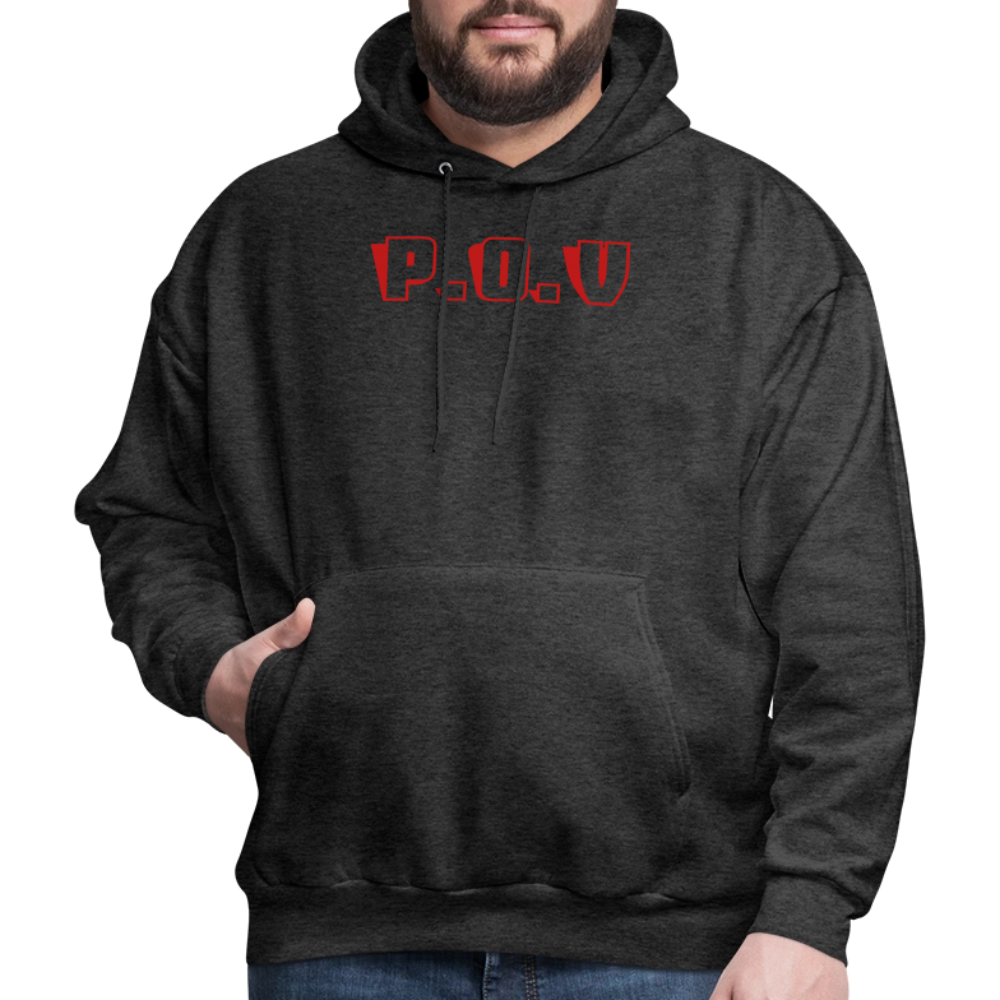 Men's Hoodie P.O.V - charcoal grey