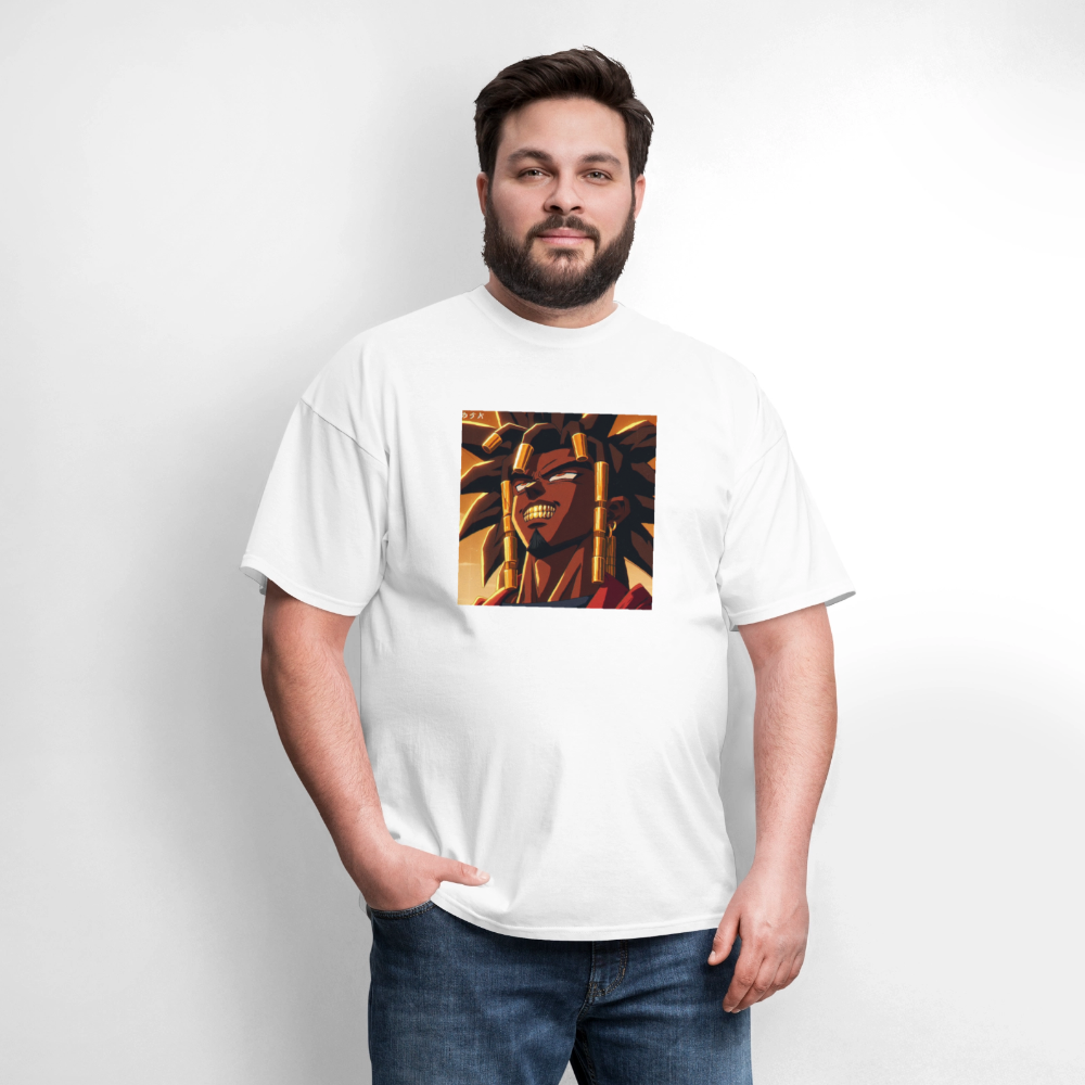 Men's T-Shirt | GILDAN 5000 Rasta Sayain - white