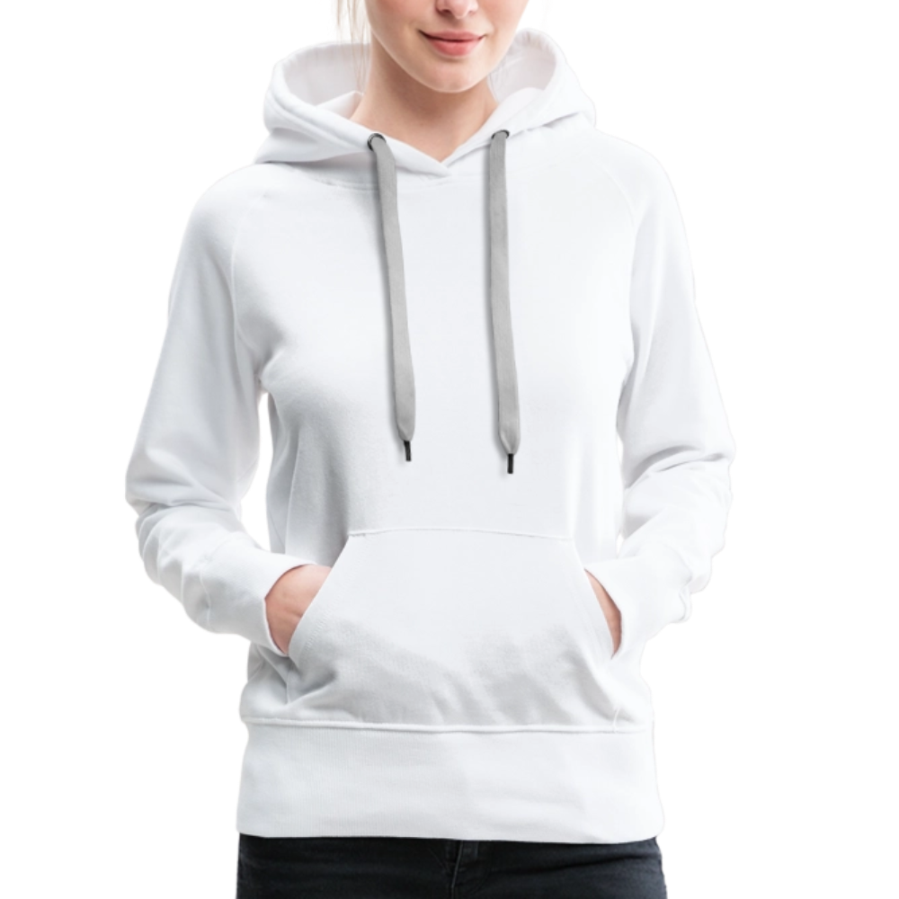 Women’s Premium Hoodie I AM A BOSS OF MY OWN PATH - white