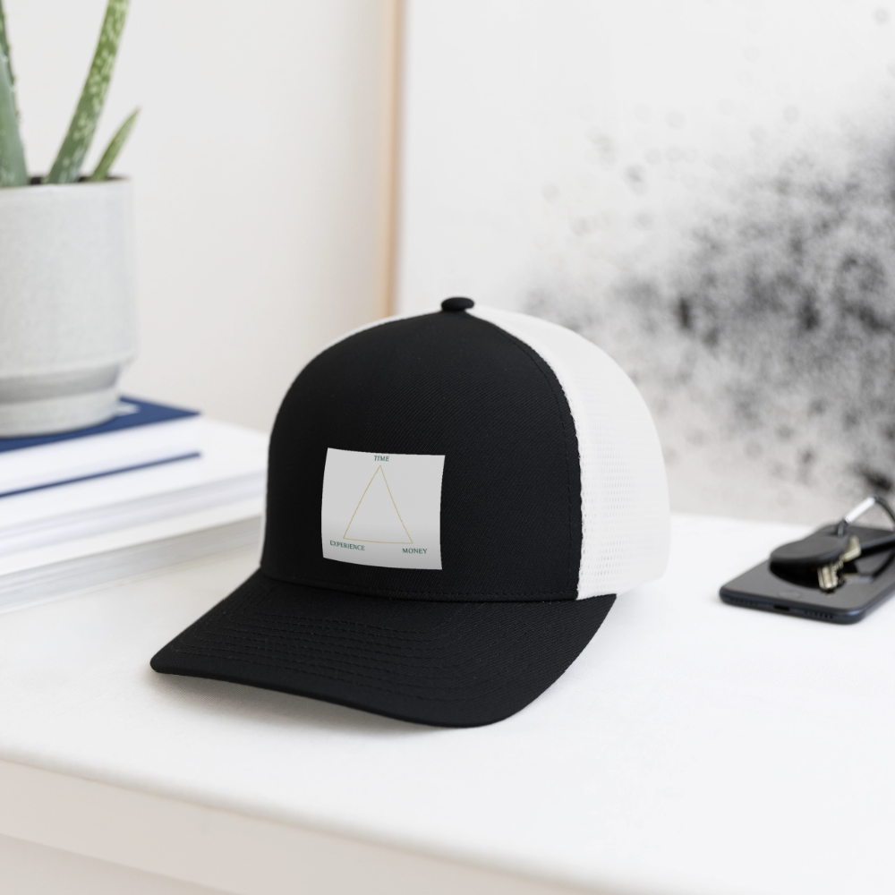 Flexfit Fitted Baseball Cap SCALES - black/white