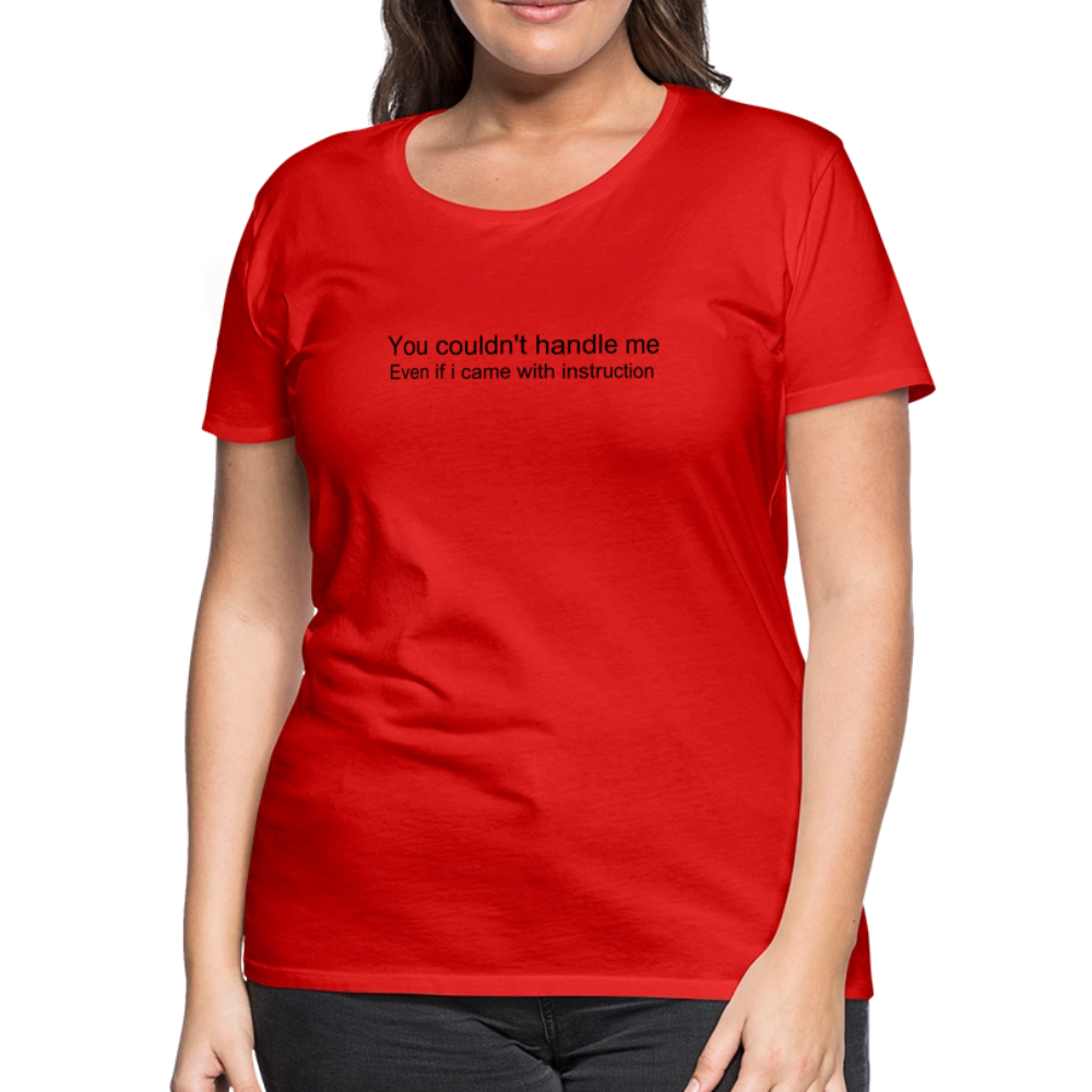 Women’s Premium T-Shirt WOMEN POWER - red