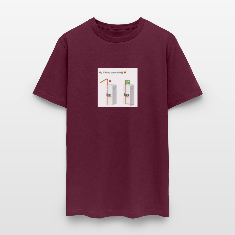 Men's T-Shirt | GILDAN 5000 DIFFRENT DRINK - burgundy
