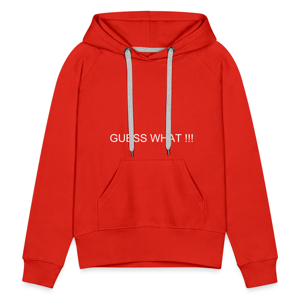 Women’s Premium Hoodie I AM A BOSS OF MY OWN PATH - red