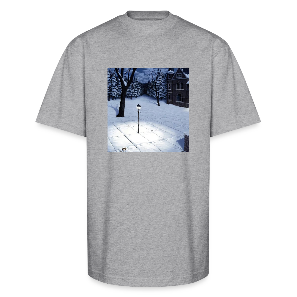 Unisex Oversized Heavyweight T-Shirt snow comfort - heather gray