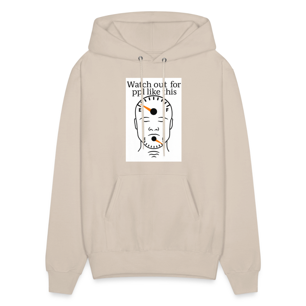 Men's Hoodie EMPTY HEADS FULL MOUTHS - Sand
