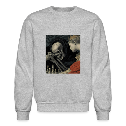 Crewneck Sweatshirt death isn't a choice - heather gray