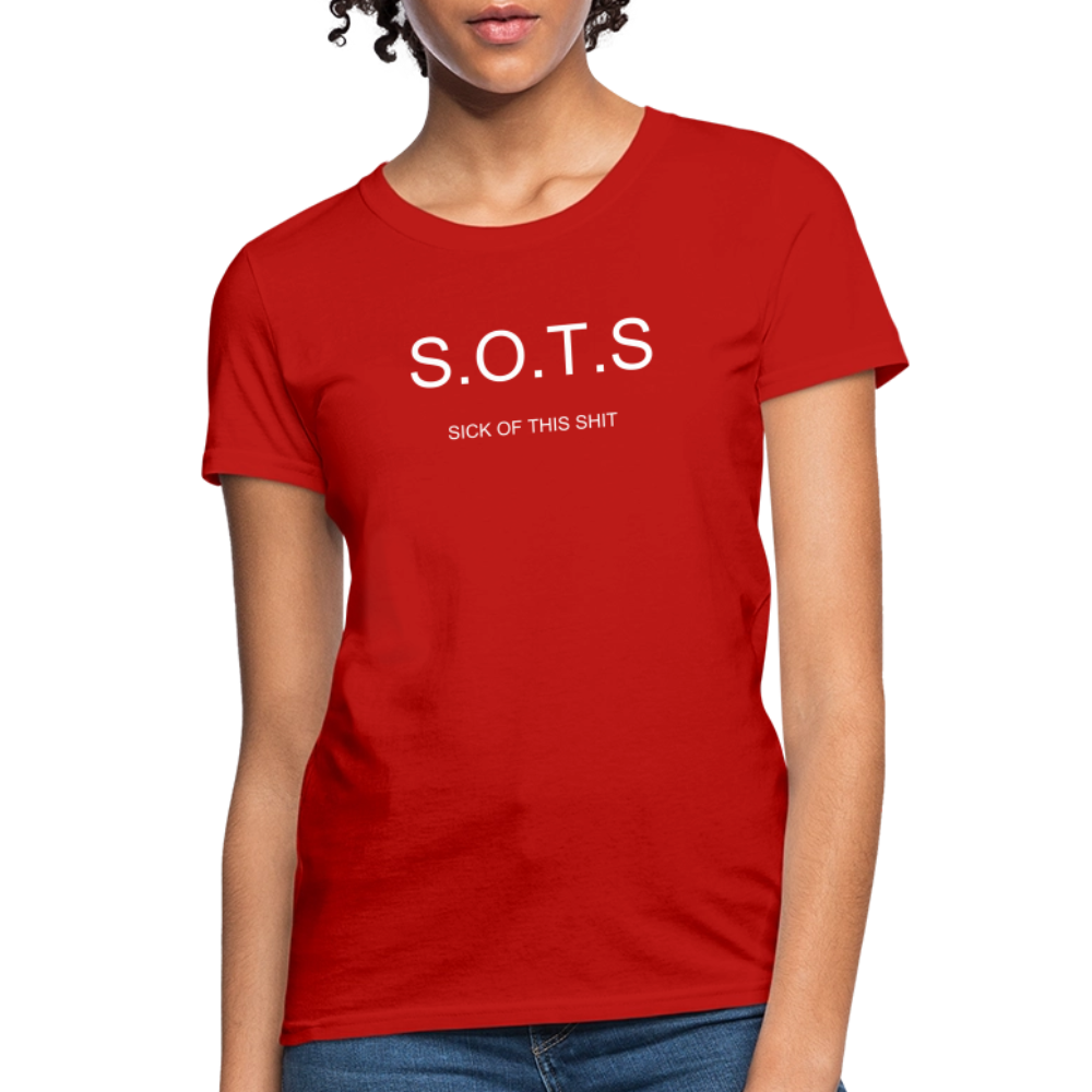 Women's T-Shirt S.O.T.S - red