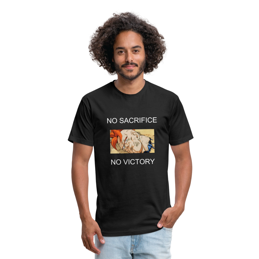 Fitted Cotton/Poly T-Shirt by Next Level THINK OF 16 - black