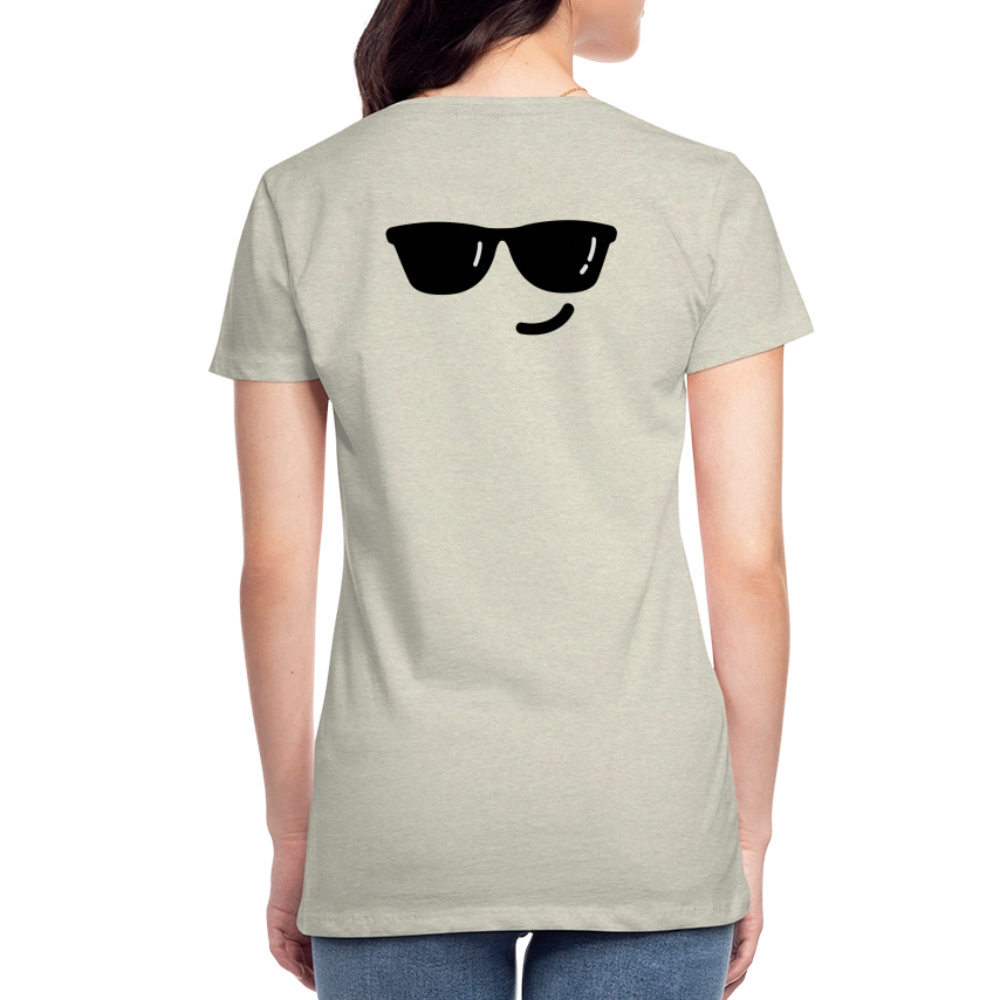 Women’s Premium T-Shirt WOMEN POWER - heather oatmeal