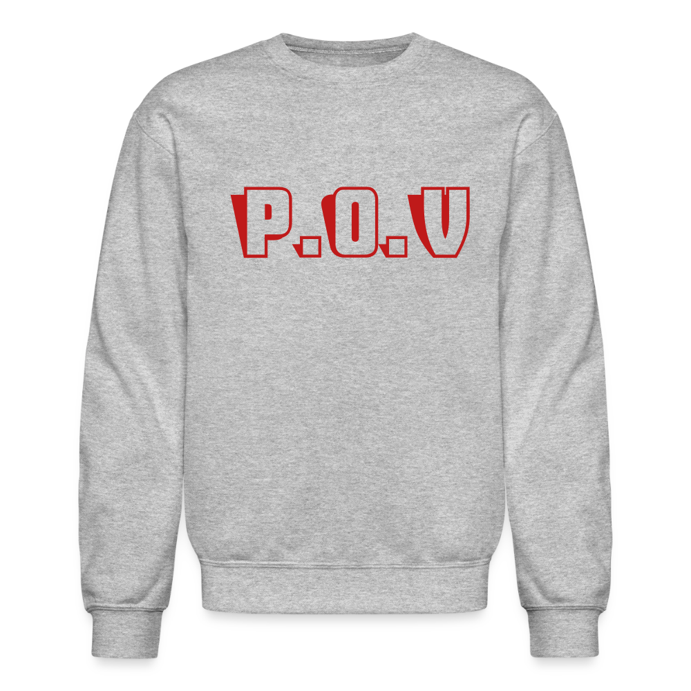 Crewneck Sweatshirt P.O.V - heather gray