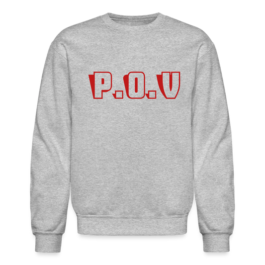 Crewneck Sweatshirt P.O.V - heather gray