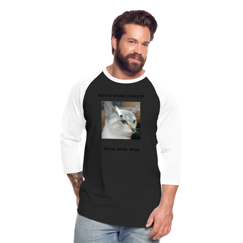 Baseball T-Shirt - black/white