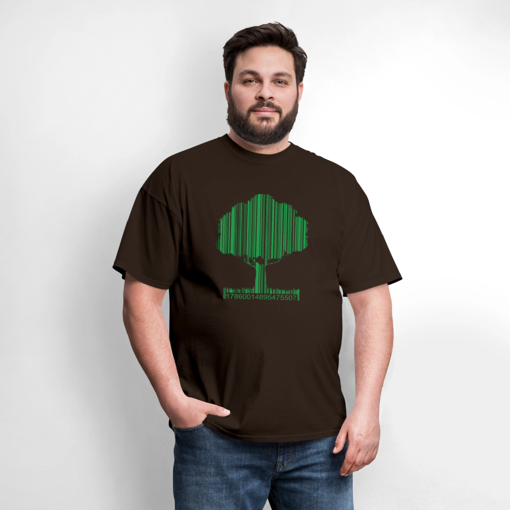 Men's T-Shirt | GILDAN 5000 EVER GREEN - brown