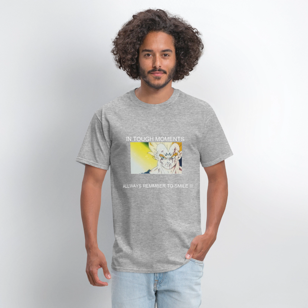 Men's T-Shirt | GILDAN 5000 REMMBER TO SMILE - heather gray