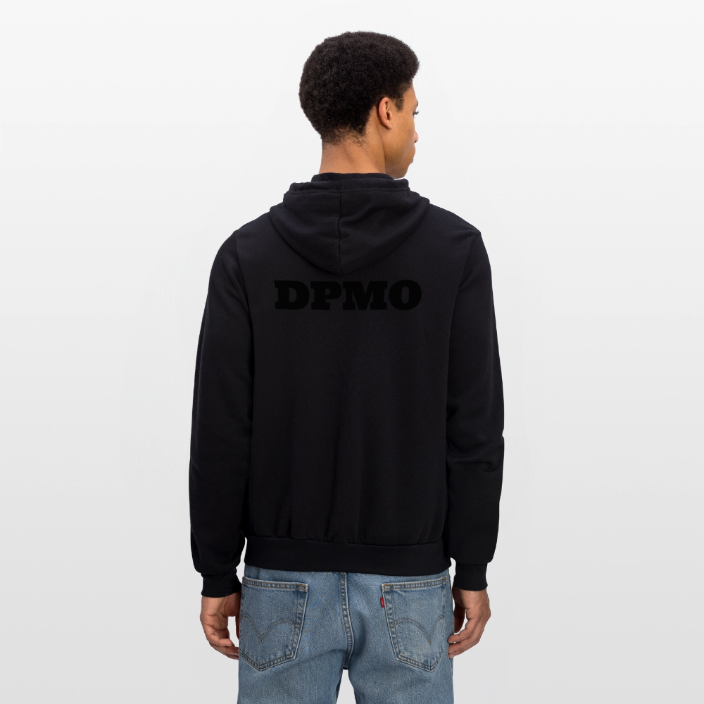 Bella + Canvas Unisex Full Zip Hoodie DPMO - black