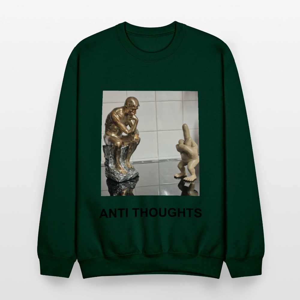 Women's Hoodie ANIT THOUGHTS - forest green