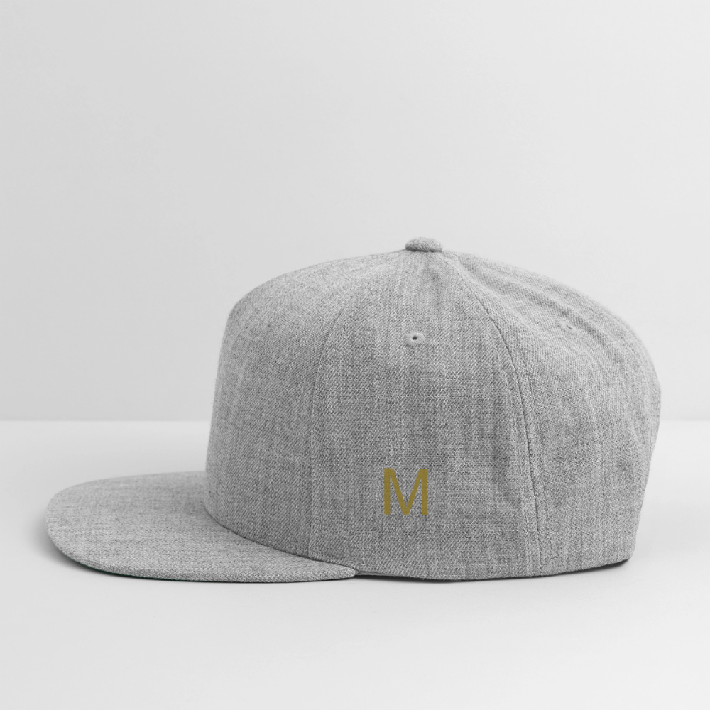 Snapback Baseball Cap OPULENCE AP - heather gray