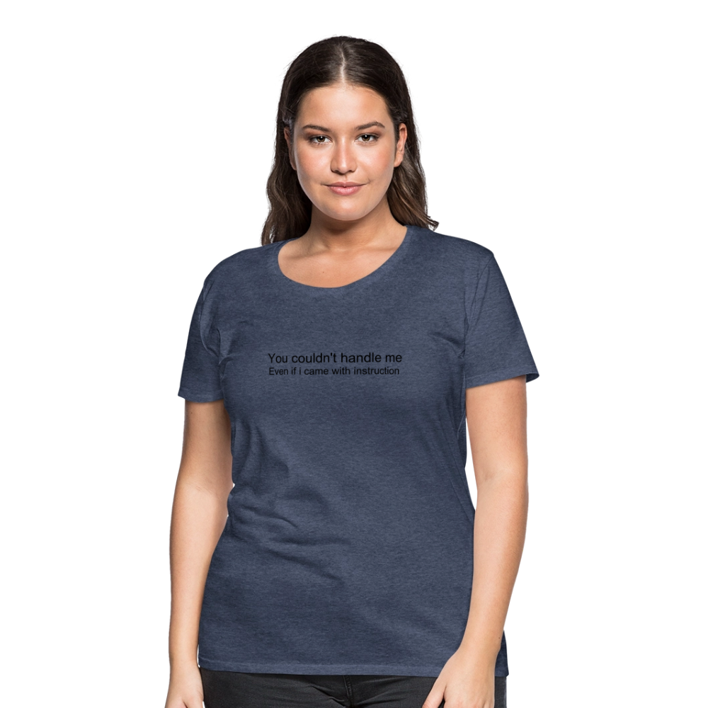 Women’s Premium T-Shirt WOMEN POWER - heather blue
