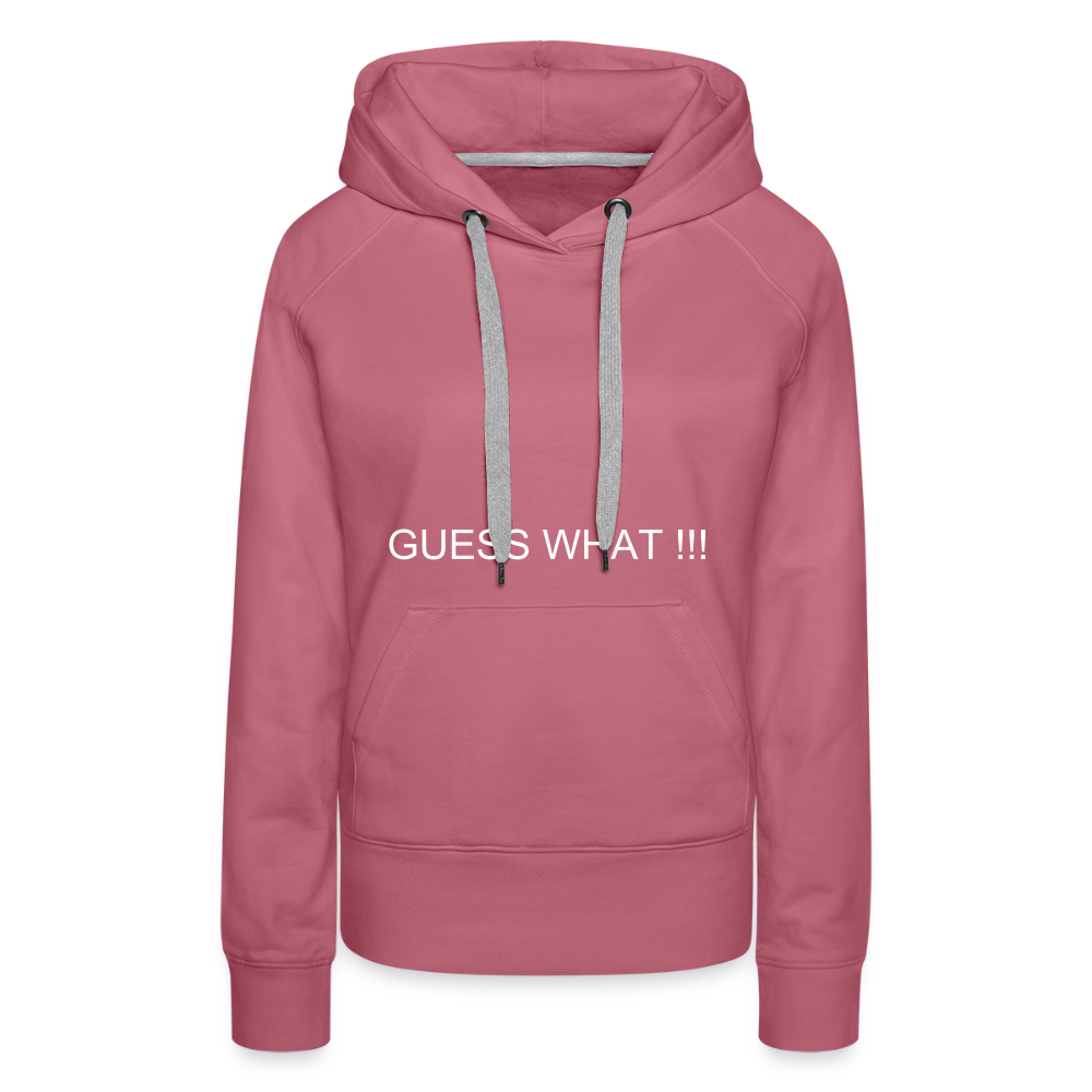 Women’s Premium Hoodie I AM A BOSS OF MY OWN PATH - mauve