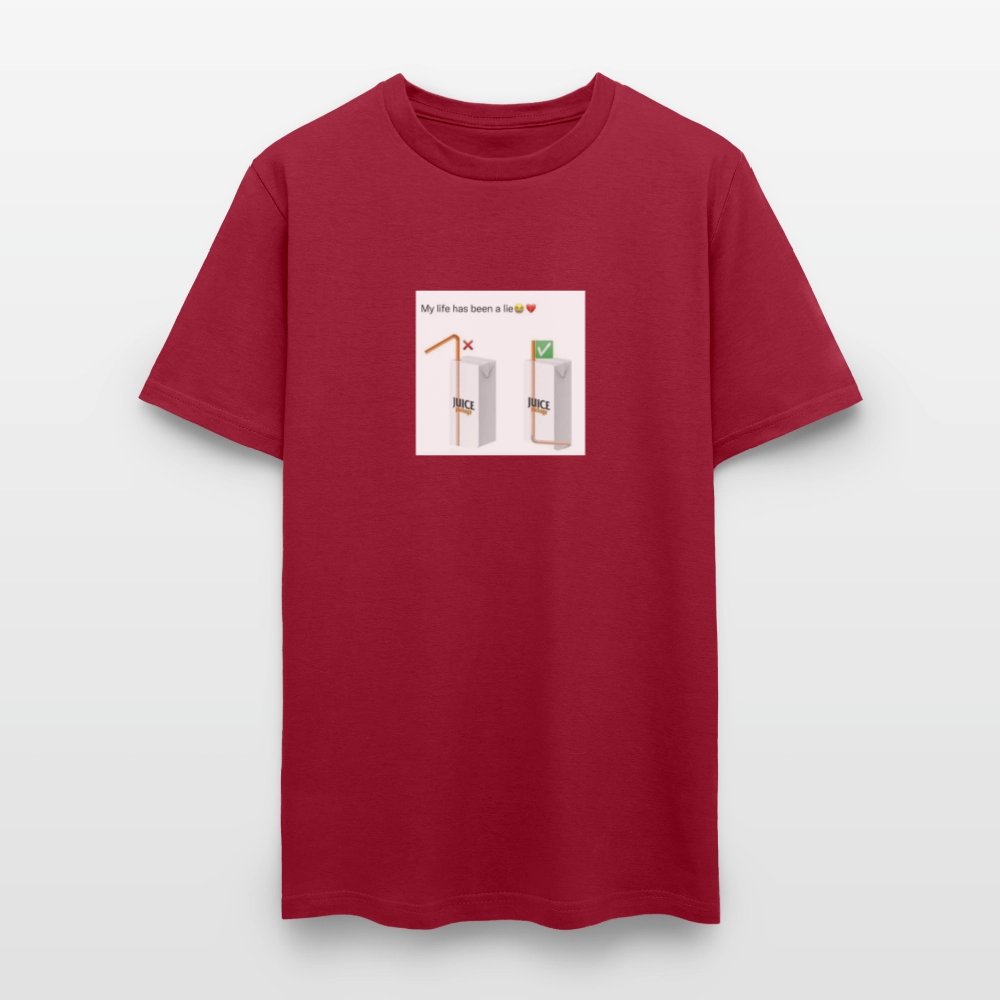 Men's T-Shirt | GILDAN 5000 DIFFRENT DRINK - dark red
