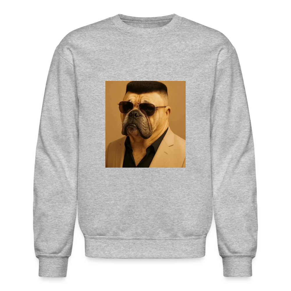 Crewneck Sweatshirt MOB DOG - heather gray