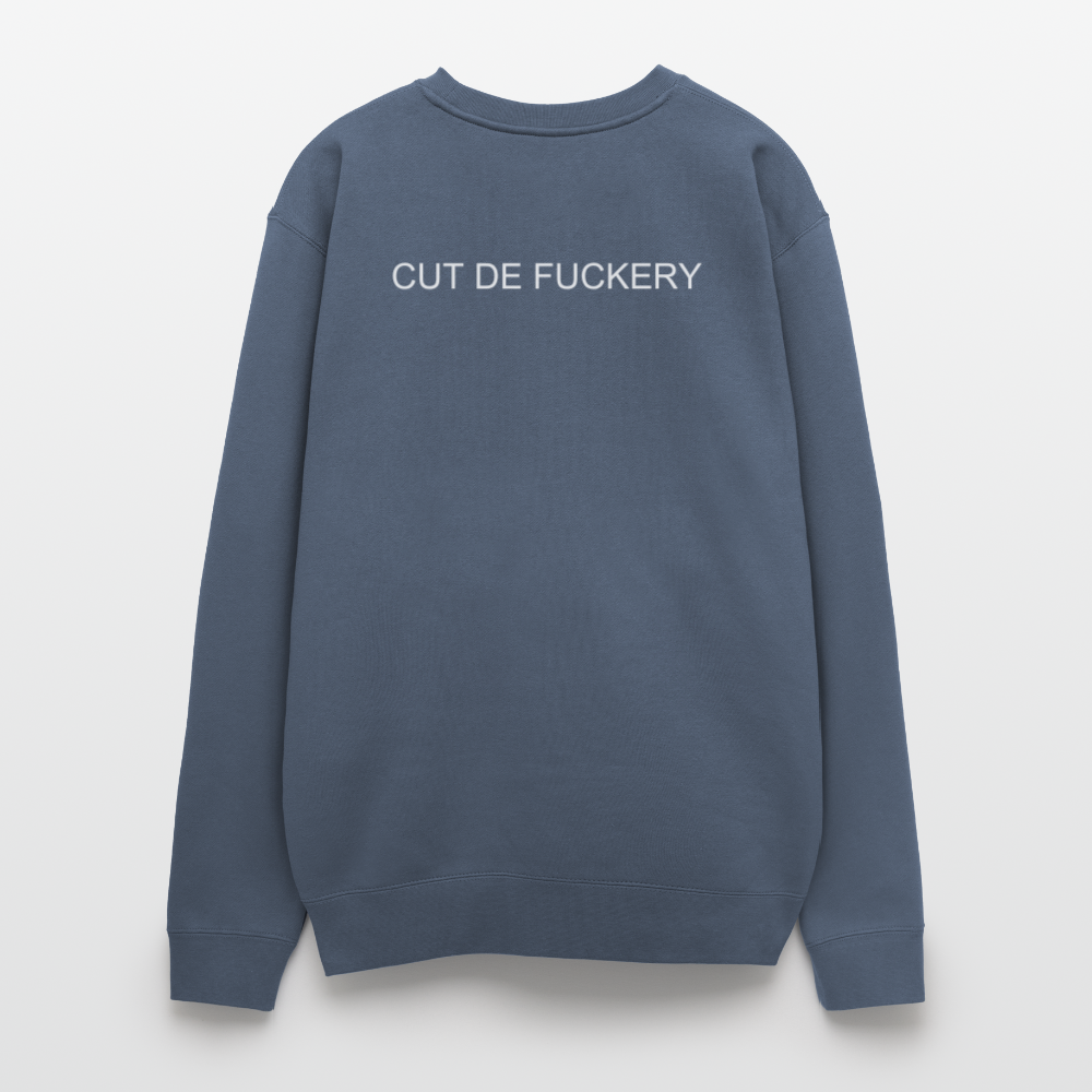 Oversized Crewneck Sweatshirt C/D/F - stone blue