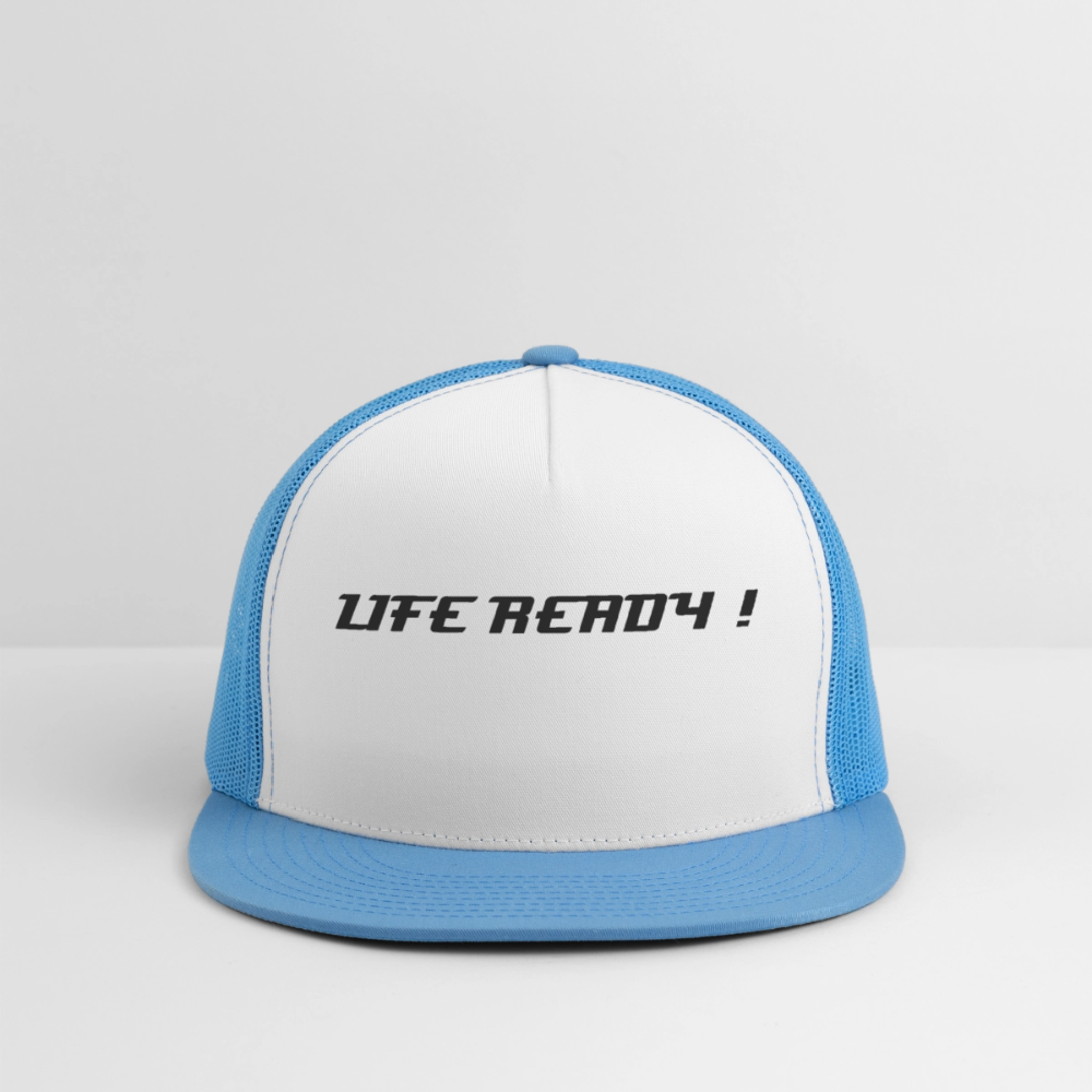 Trucker Hat LIFE READY ! - white/blue