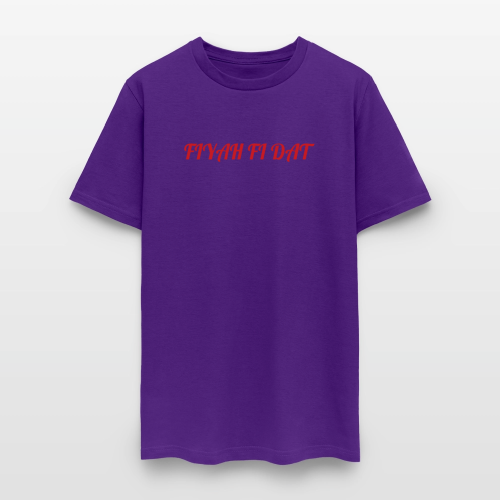 Men's T-Shirt | GILDAN 5000 FIYAH FI DAT - purple