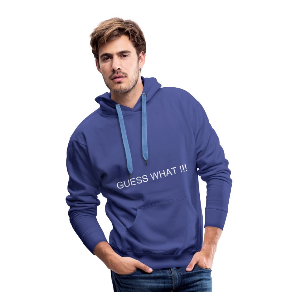 Men’s Premium Hoodie CHIN UP - royal blue