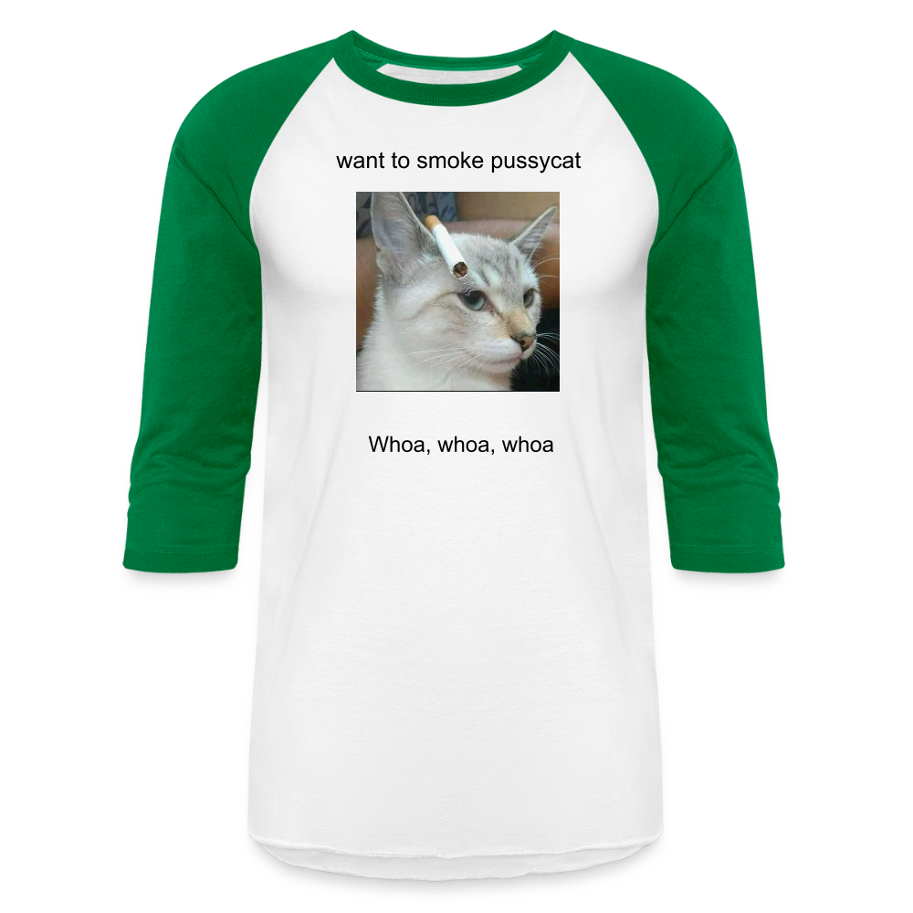 Baseball T-Shirt - white/kelly green