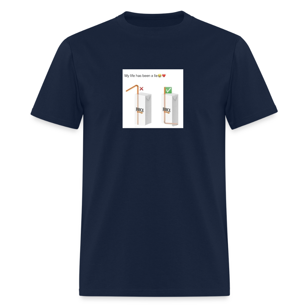 Men's T-Shirt | GILDAN 5000 DIFFRENT DRINK - navy