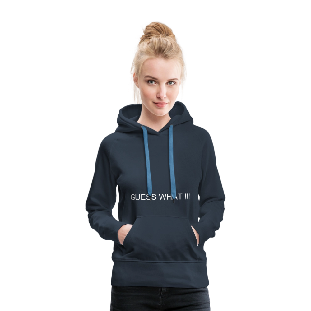Women’s Premium Hoodie I AM A BOSS OF MY OWN PATH - navy