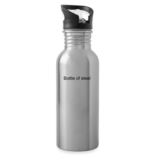 Water Bottle of steel - silver