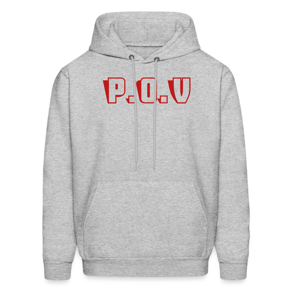 Men's Hoodie P.O.V - heather gray