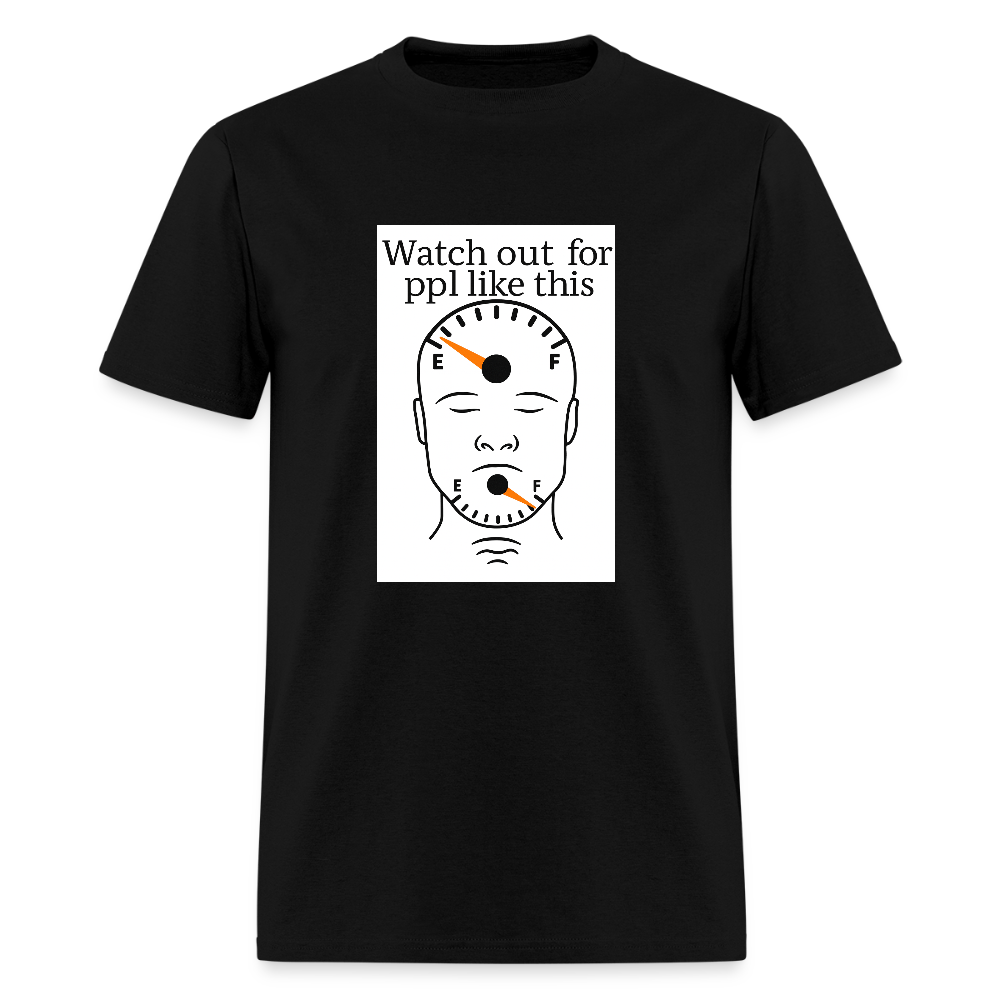 Men's T-Shirt | GILDAN 5000 EMPTY HEAD FULL MOUTH - black